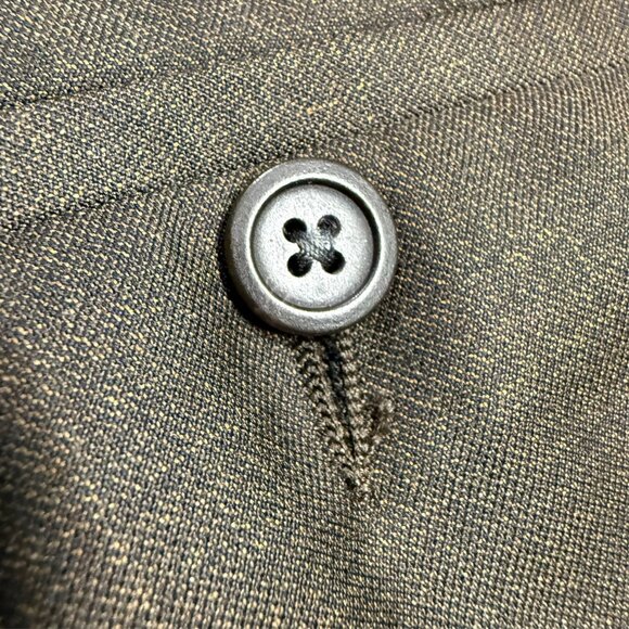 Coppley Dress Pants Super 130s Wool Trousers Brown Canada 38x32 - Picture 10 of 10